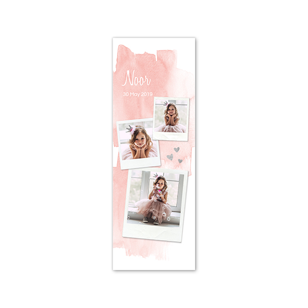 Faire-part Languette portrait 17,0 x 6,0 cm Faire-part Languette portrait 17,0 x 6,0 cm