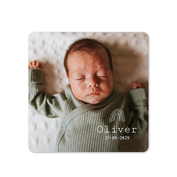 Single Card square rounded corners 14,3 x 14,3 cm