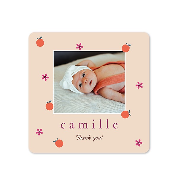 Single Card square rounded corners 14,3 x 14,3 cm