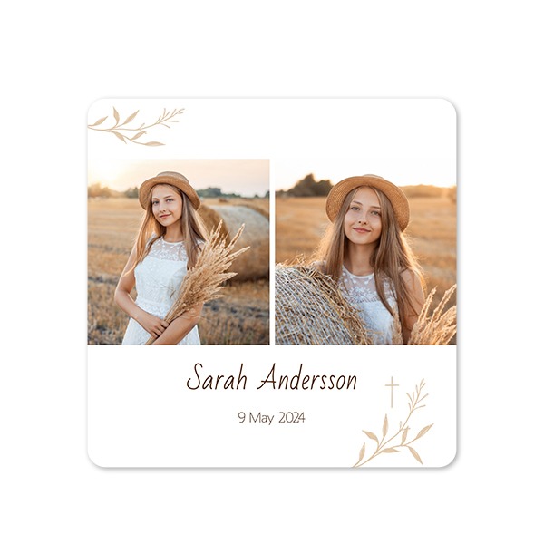 Fotokaart Vierkant met ronde hoeken 14,3 x 14,3 cm Fotokaart Vierkant met ronde hoeken 14,3 x 14,3 cm