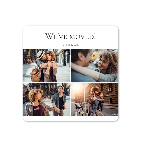 Single Card square rounded corners 14,3 x 14,3 cm