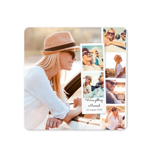 Single Card square rounded corners 14,3 x 14,3 cm