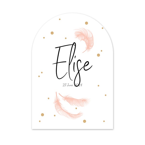 Single Card arched 10 x 14,3 cm