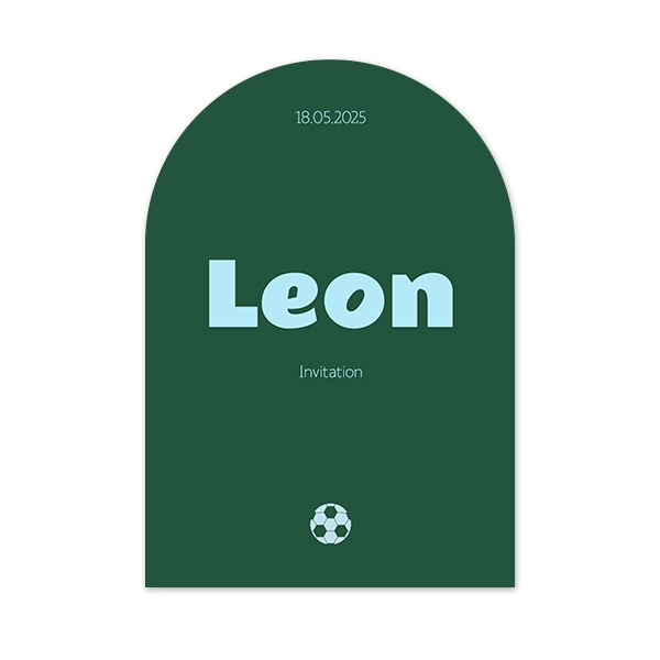 Single Card arched 10 x 14,3 cm