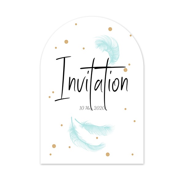 Single Card arched 10 x 14,3 cm