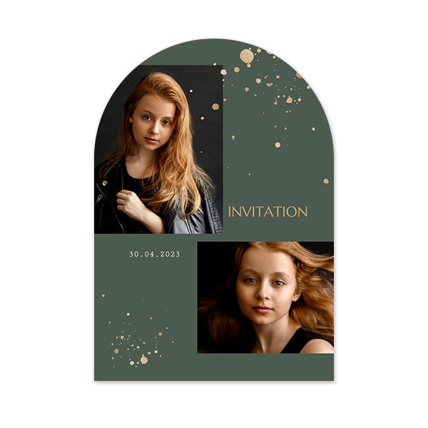 Single Card arched 10 x 14,3 cm Single Card arched 10 x 14,3 cm