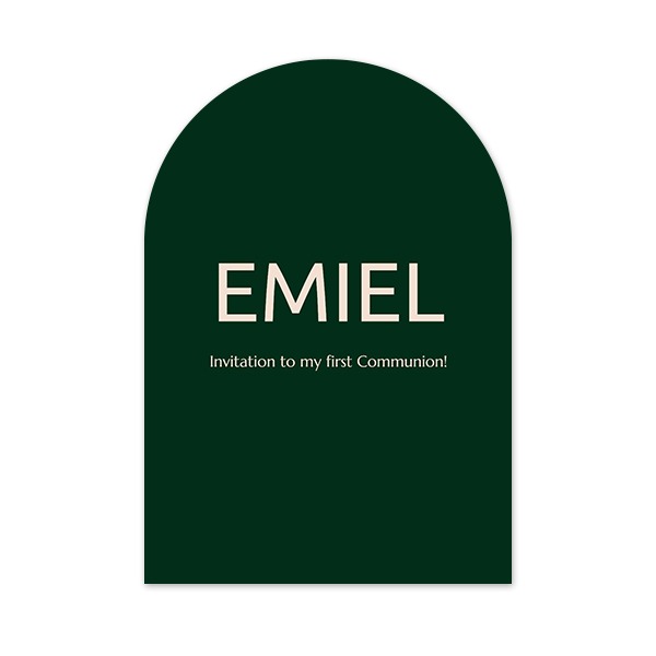 Single Card arched 10 x 14,3 cm Single Card arched 10 x 14,3 cm