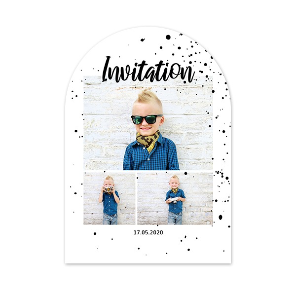 Single Card arched 10 x 14,3 cm