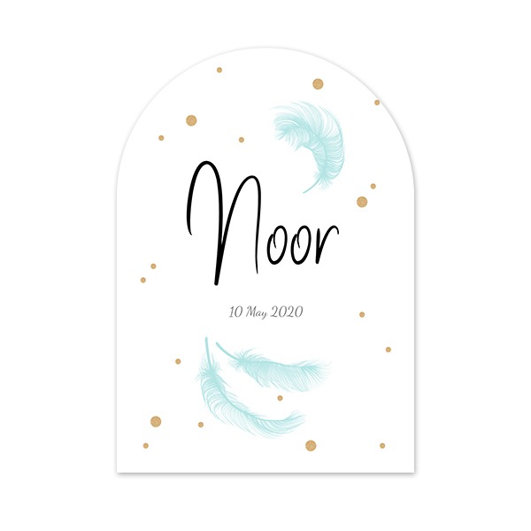 Single Card arched 10 x 14,3 cm