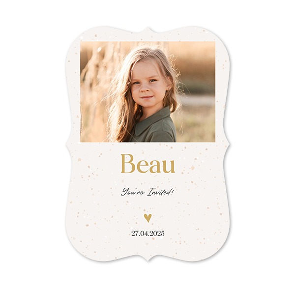 Faire-part 1 Accolades portrait 10 x 14,3 cm Faire-part 1 Accolades portrait 10 x 14,3 cm