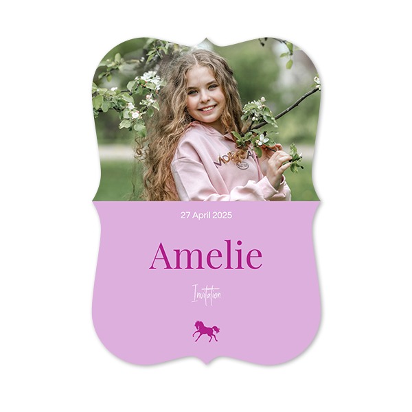 Single Card with brackets Portrait 10 x 14,3 cm Single Card with brackets Portrait 10 x 14,3 cm