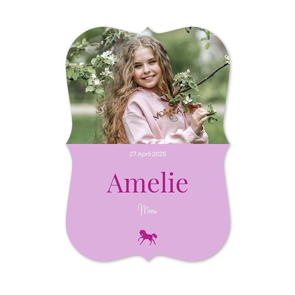 Faire-part 1 Accolades portrait 10 x 14,3 cm Faire-part 1 Accolades portrait 10 x 14,3 cm