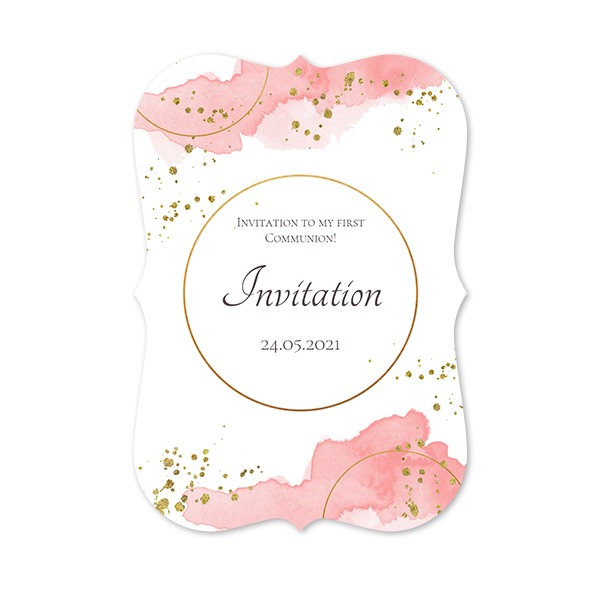 Single Card with brackets Portrait 10 x 14,3 cm