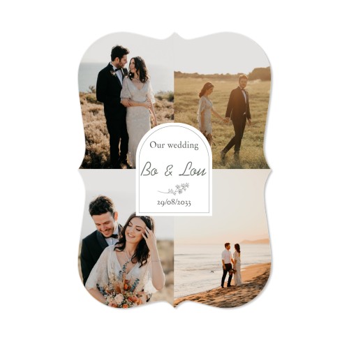 Single Card with brackets Portrait 10 x 14,3 cm
