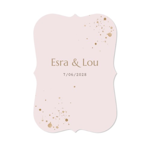 Single Card with brackets Portrait 10 x 14,3 cm