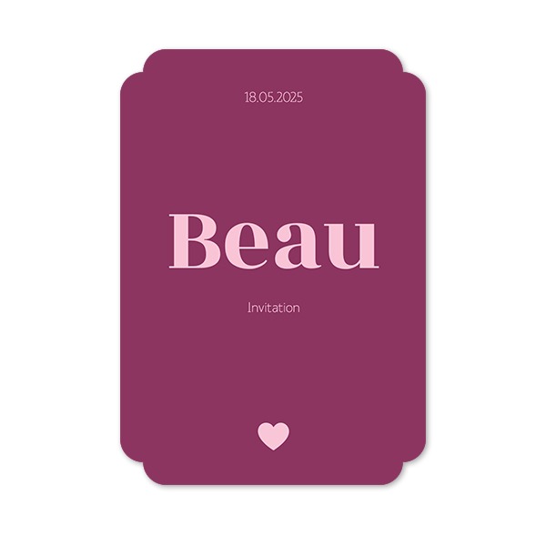 Single Card Double Rounded Vertical 10 x 14,3 cm