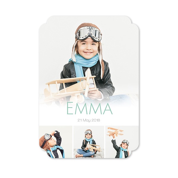 Single Card Double Rounded Vertical 10 x 14,3 cm
