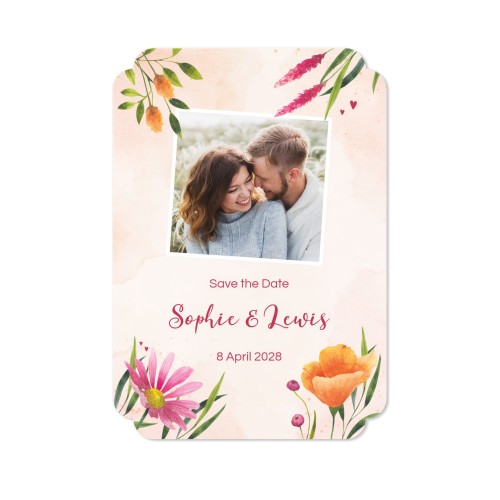 Single Card Double Rounded Vertical 10 x 14,3 cm
