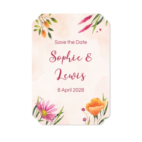 Single Card Double Rounded Vertical 10 x 14,3 cm