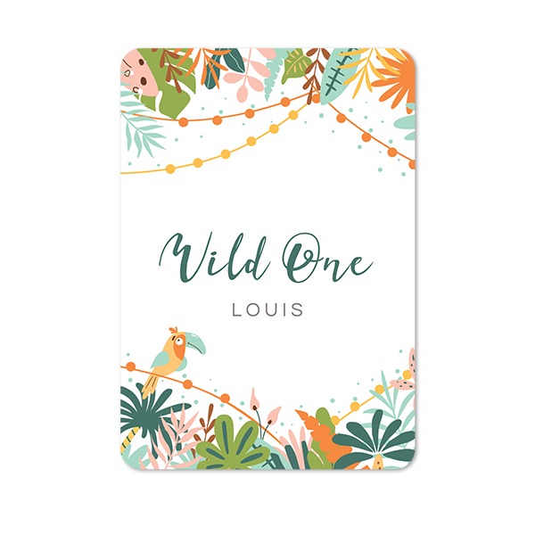 Single Card portrait rounded corners 10 x 14,3 cm
