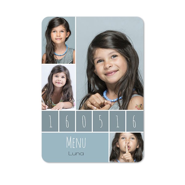Single Card portrait rounded corners 10 x 14,3 cm