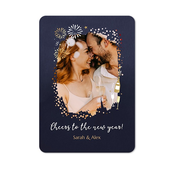 Single Card portrait rounded corners 10 x 14,3 cm