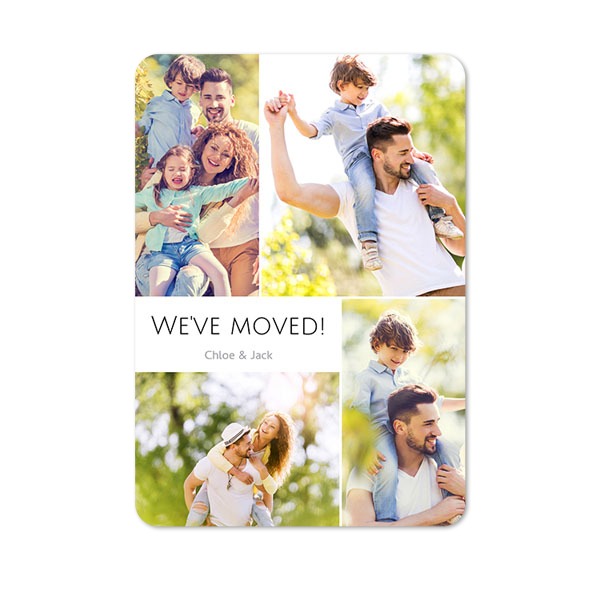 Single Card portrait rounded corners 10 x 14,3 cm
