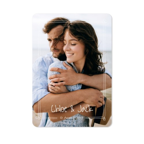 Single Card portrait rounded corners 10 x 14,3 cm