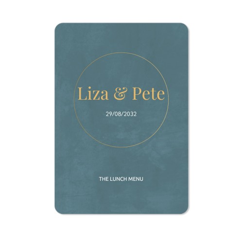 Single Card portrait rounded corners 10 x 14,3 cm