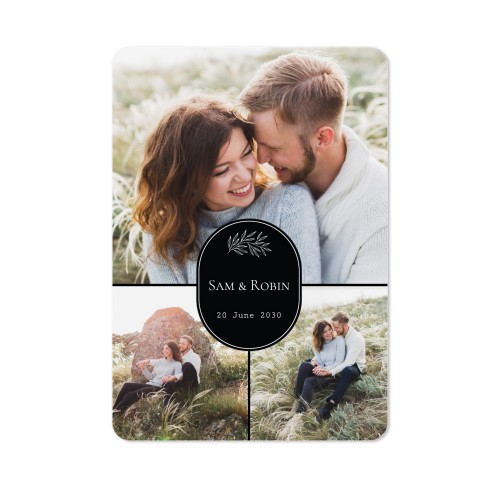 Single Card portrait rounded corners 10 x 14,3 cm