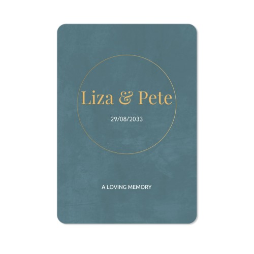 Single Card portrait rounded corners 10 x 14,3 cm