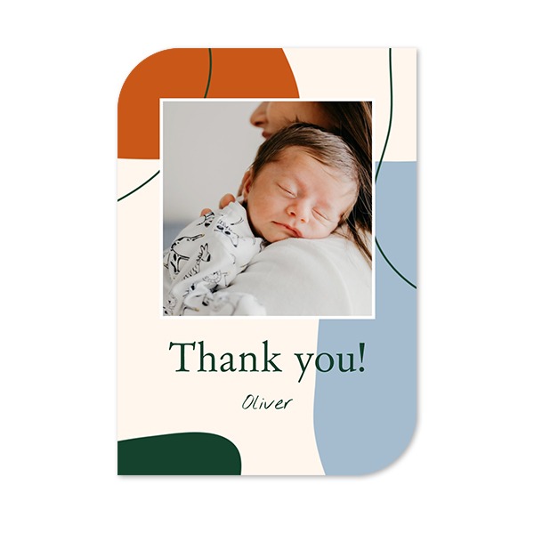 Single Card Half Rounded Vertical 10 x 14,3 cm