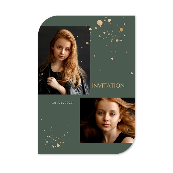 Single Card Half Rounded Vertical 10 x 14,3 cm Single Card Half Rounded Vertical 10 x 14,3 cm