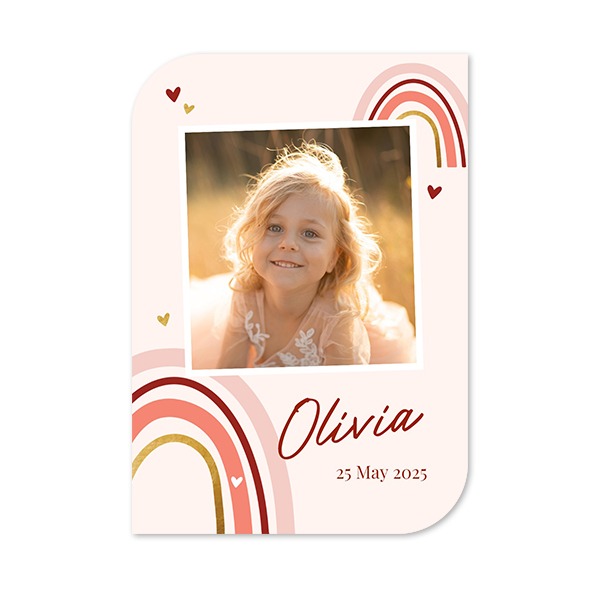 Single Card Half Rounded Vertical 10 x 14,3 cm Single Card Half Rounded Vertical 10 x 14,3 cm