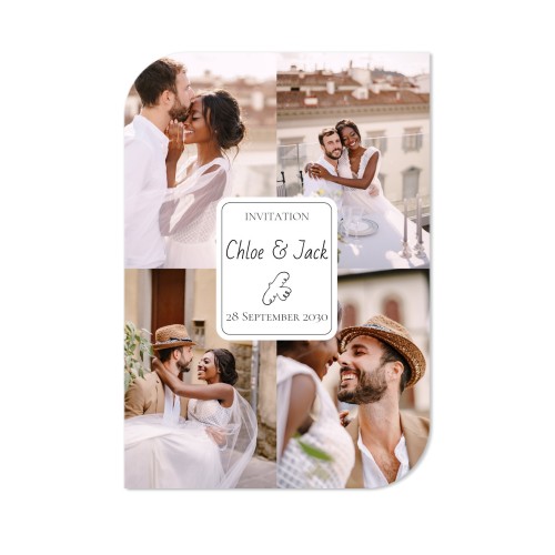 Single Card Half Rounded Vertical 10 x 14,3 cm