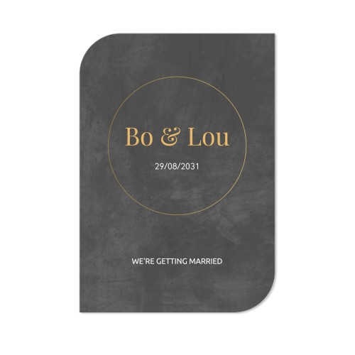 Single Card Half Rounded Vertical 10 x 14,3 cm Single Card Half Rounded Vertical 10 x 14,3 cm