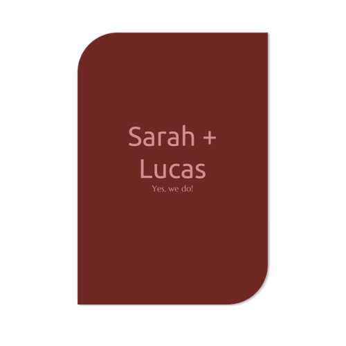 Single Card Half Rounded Vertical 10 x 14,3 cm Single Card Half Rounded Vertical 10 x 14,3 cm