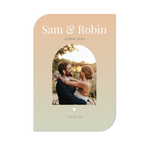 Single Card Half Rounded Vertical 10 x 14,3 cm