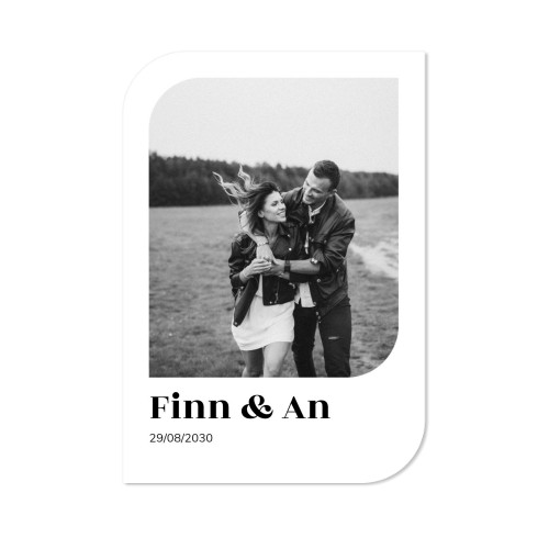 Single Card Half Rounded Vertical 10 x 14,3 cm Single Card Half Rounded Vertical 10 x 14,3 cm