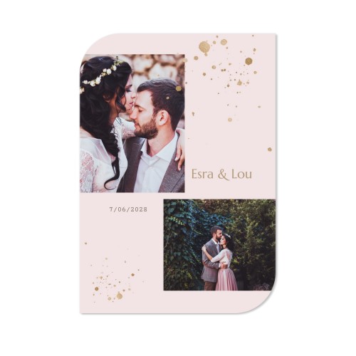 Single Card Half Rounded Vertical 10 x 14,3 cm