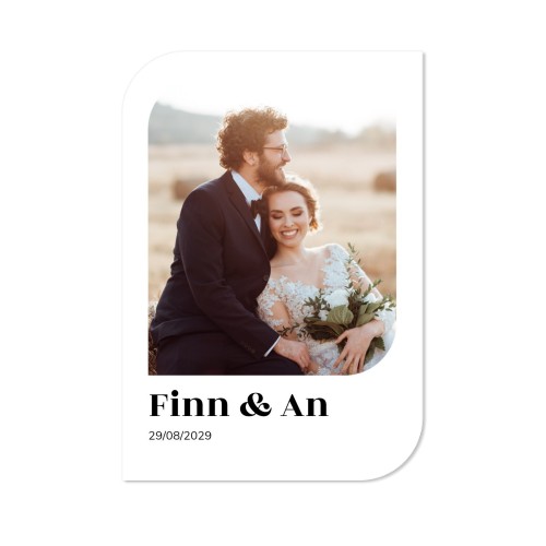 Single Card Half Rounded Vertical 10 x 14,3 cm Single Card Half Rounded Vertical 10 x 14,3 cm
