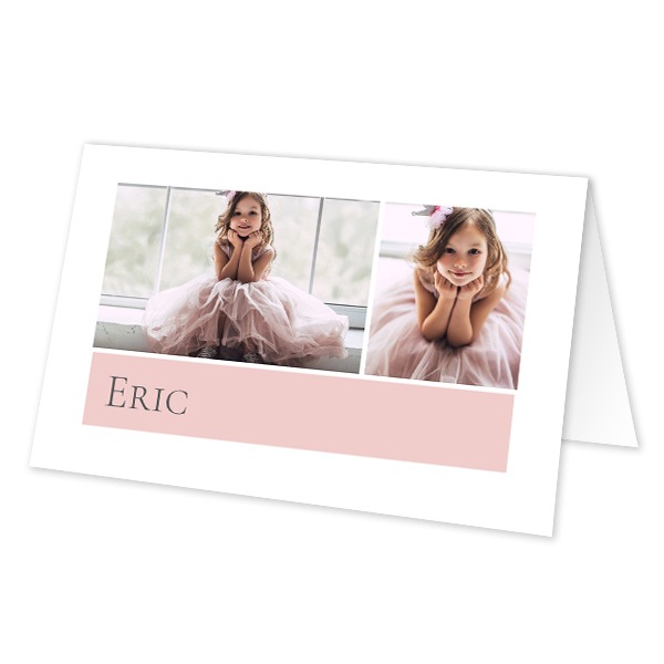 Folded place cards - set of 12