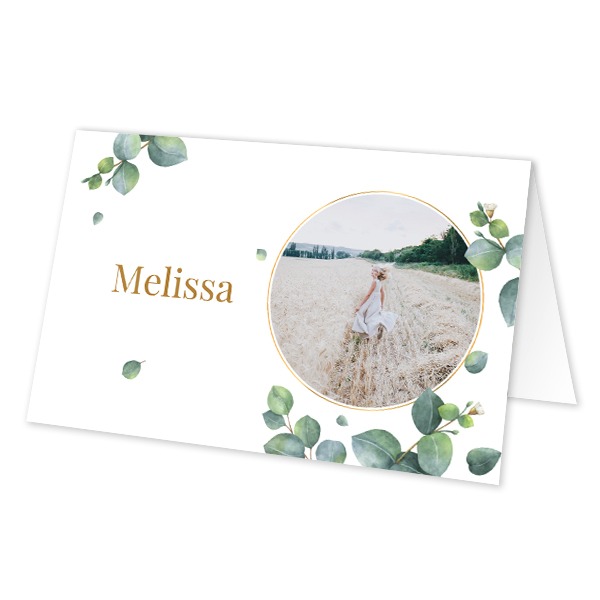 Folded place cards - set of 12