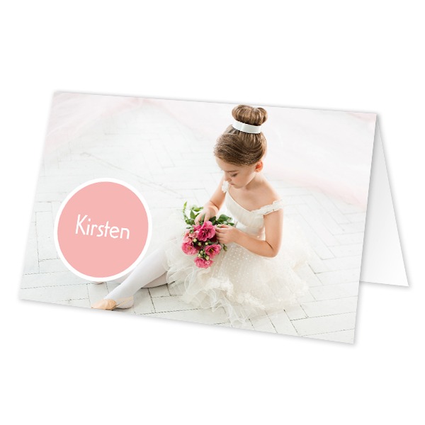 Folded place cards - set of 12