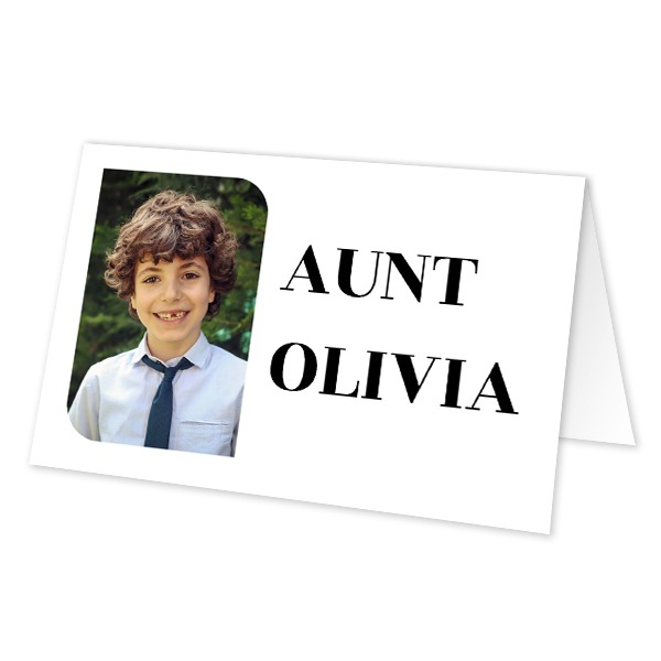 Folded place cards - set of 12 Folded place cards - set of 12