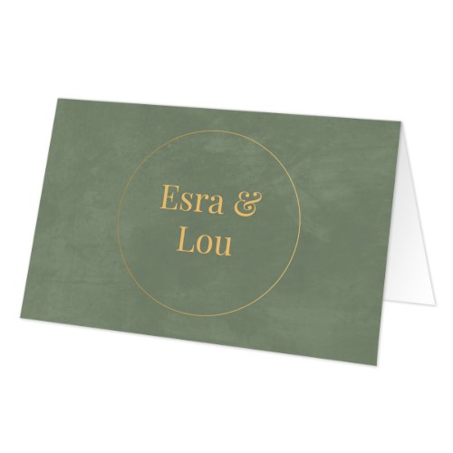 Folded place cards - set of 12 Folded place cards - set of 12