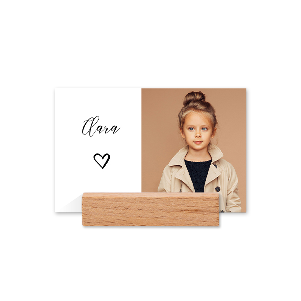 Set Tischkarten mit Holzaufsteller - 12 Stk. Set Tischkarten mit Holzaufsteller - 12 Stk.