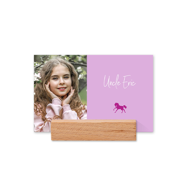 Set Tischkarten mit Holzaufsteller - 12 Stk. Set Tischkarten mit Holzaufsteller - 12 Stk.