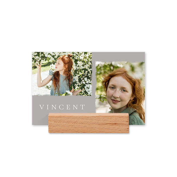 Marque-place avec support en bois - Lot de 12 Marque-place avec support en bois - Lot de 12
