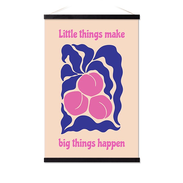 Plakat med Plakatophæng 40 x 60 cm Sort
